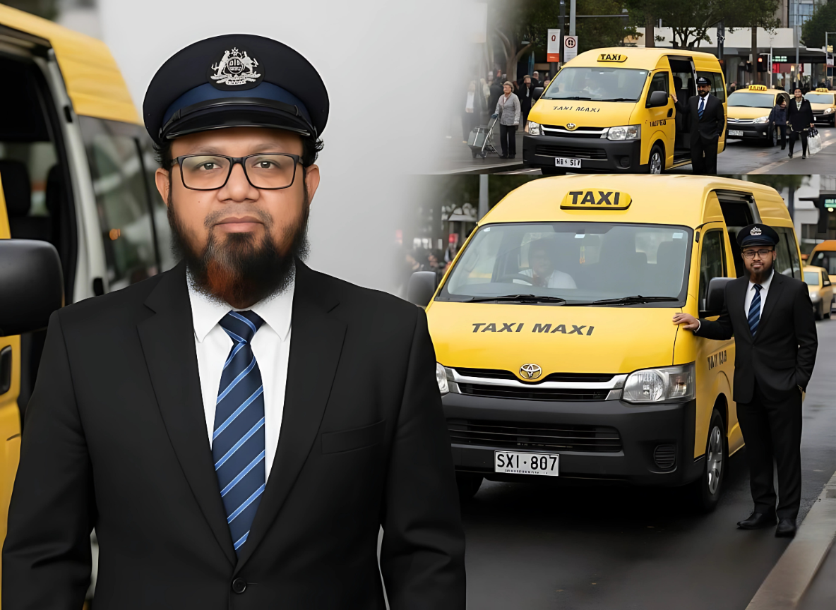 Mohammad Monowar Hossain, txi Our Services, Wheelchair, Maxi Taxi and 11-Seater Vans, Baby and Child Seat Options, Single Fares Welcome,Mohammad Monowar Hossain, your trusted transport partner in Australia for over 14 years.